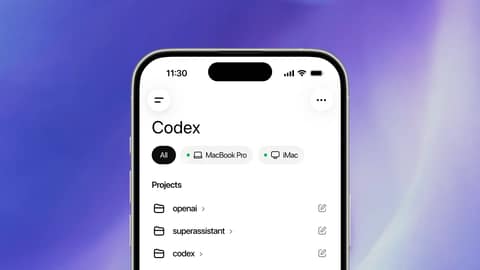 Codex上线ChatGPT移动端：手机远程开发预览版开放