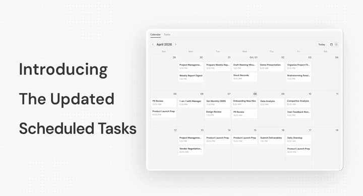 Manus Scheduled Tasks 2.0 界面展示